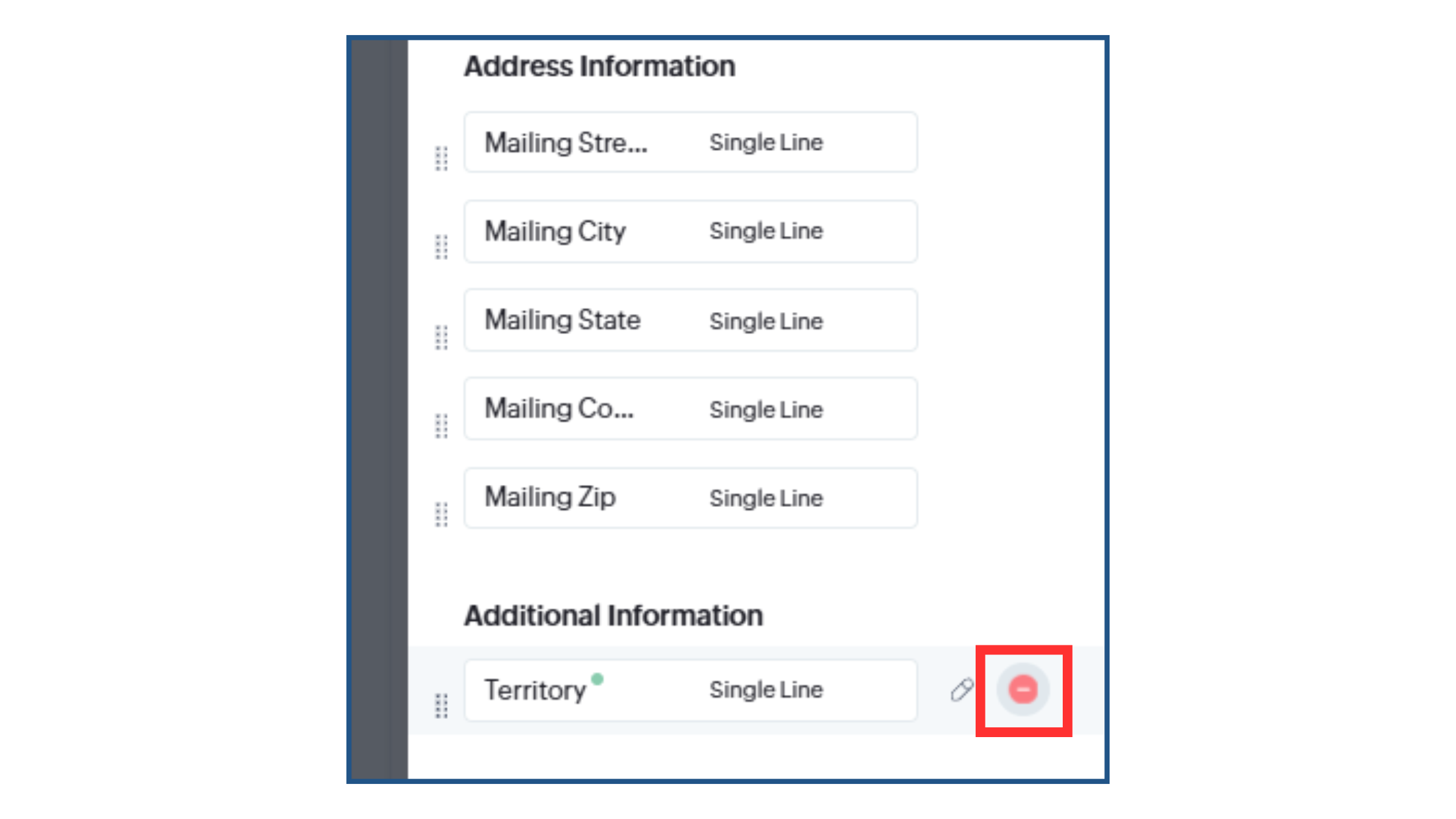 How to Customize Fields and Modules in Bigin - Delete Unnecessary Fields